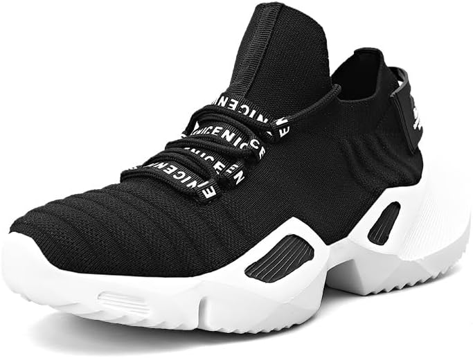 Мужские дышащие беговые кроссовки Boxpopla из сетки для ходьбы и спорта на улице, с нескользящей подошвой, удобные, легкие, повседневные кроссовки с платформой, для тренировок и тенниса, черный
Мужские дышащие беговые кроссовки Boxpopla из сетки для ходьбы и спорта на улице, с нескользящей подошвой, удобные, легкие, повседневные кроссовки с платформой, для тренировок и тенниса, черный