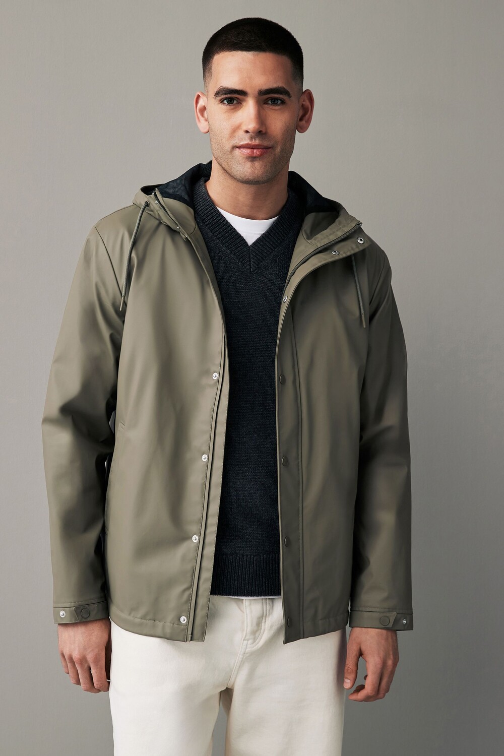 Прорезиненная водонепроницаемая куртка с капюшоном Next, нейтральный
Прорезиненная водонепроницаемая куртка с капюшоном Next, нейтральный