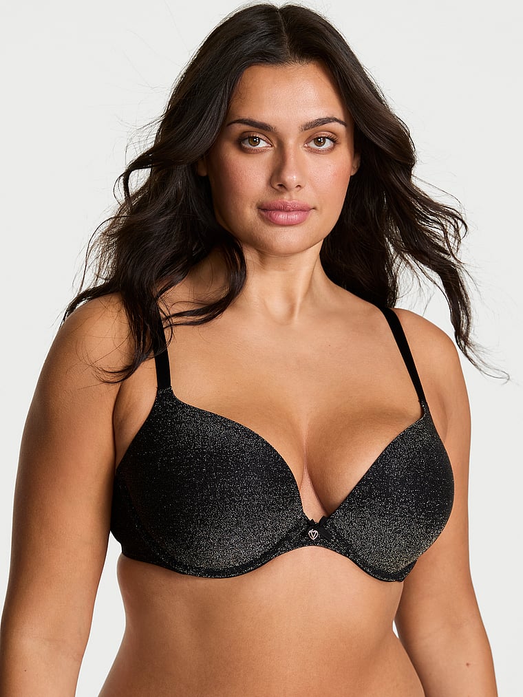 Бюстгальтер пуш-ап с блестками Body By Victoria, shimmer black
Бюстгальтер пуш-ап с блестками Body By Victoria, shimmer black