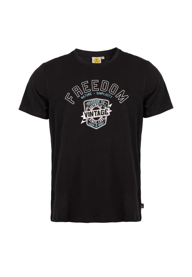 Футболка с принтом Australia Vintage Freedom для непринужденного и повседневного стиля Roadsign Australia, черный
Футболка с принтом Australia Vintage Freedom для непринужденного и повседневного стиля Roadsign Australia, черный