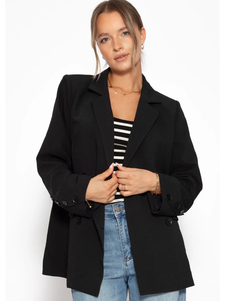 Блейзер SASSYCLASSY, черный 
Блейзер SASSYCLASSY, черный