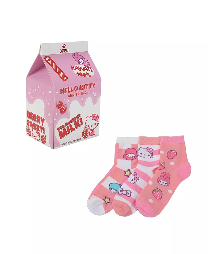 Женские носки с принтом персонажей из сериала «Друзья», 3 пары, повседневные, длиной до середины голени Hello Kitty, мультиколор
Женские носки с принтом персонажей из сериала «Друзья», 3 пары, повседневные, длиной до середины голени Hello Kitty, мультиколор