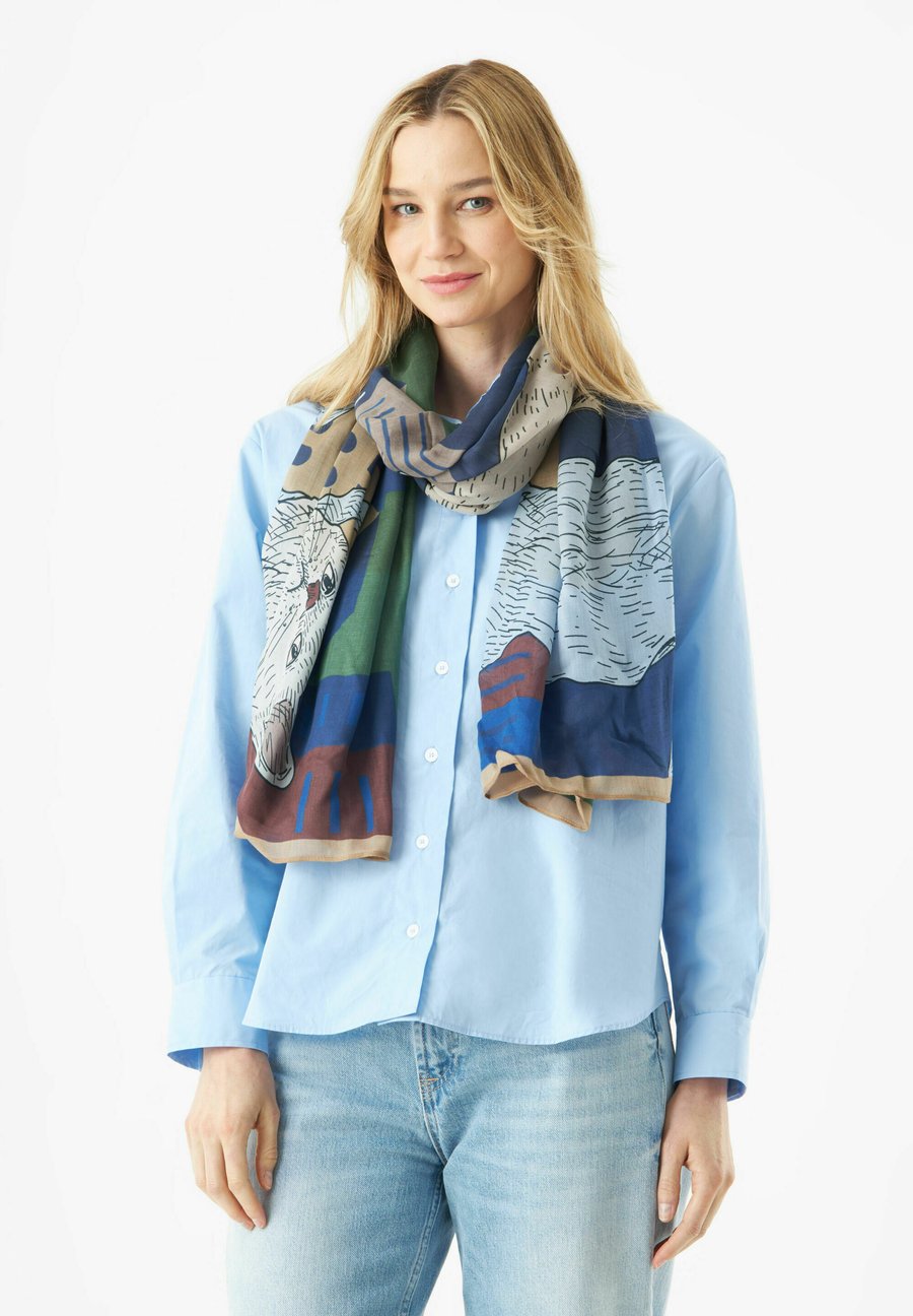 Шарф Codello PRINTED CATS, Blau/Blue
Шарф Codello PRINTED CATS, Blau/Blue