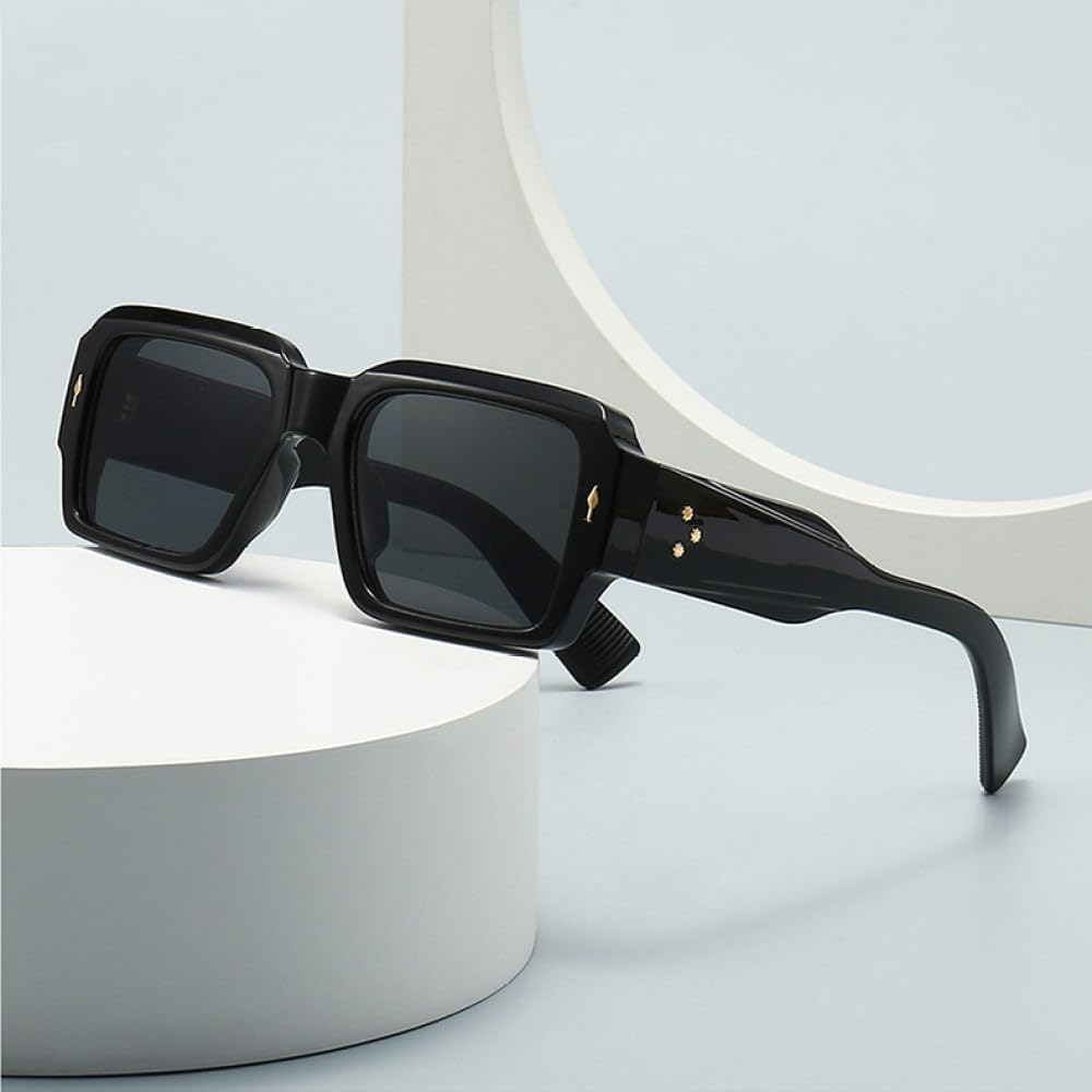 Популярные модные солнцезащитные очки для женщин: квадратные, градиентные, с защитой от УФ-излучения UV400; модные панк-солнцезащитные очки с заклепками для мужчин MTZJH, Brown Tea
Популярные модные солнцезащитные очки для женщин: квадратные, градиентные, с защитой от УФ-излучения UV400; модные панк-солнцезащитные очки с заклепками для мужчин MTZJH, Brown Tea