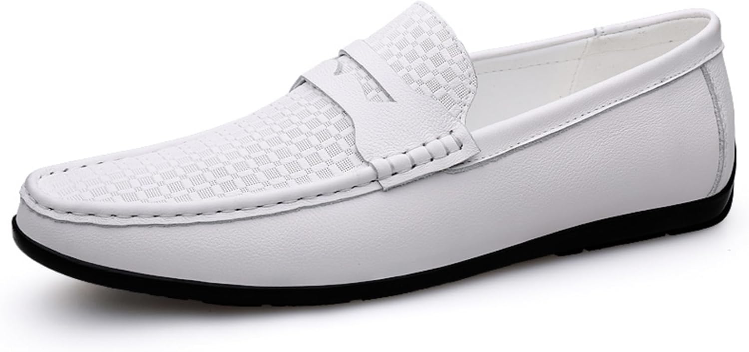 Мужские слипоны из натуральной кожи с изящным плетеным дизайном, мягкой текстурой и удобной посадкой для повседневного использования Khwfjas, белый
Мужские слипоны из натуральной кожи с изящным плетеным дизайном, мягкой текстурой и удобной посадкой для повседневного использования Khwfjas, белый