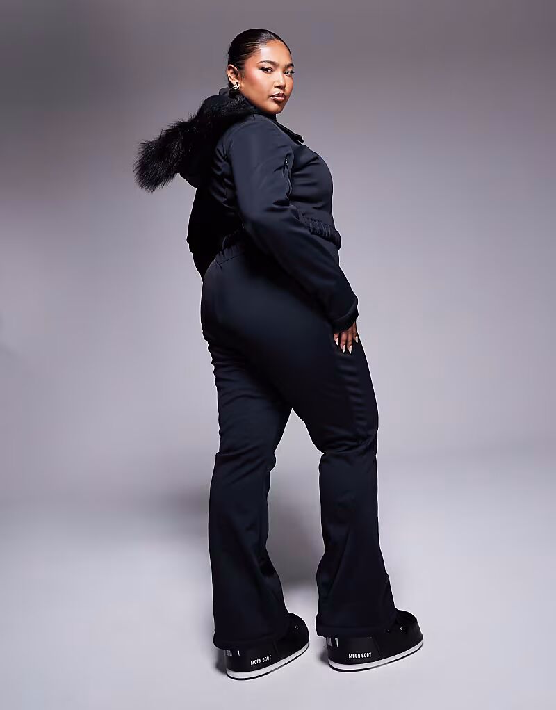 4505 Curve Icon — горнолыжный костюм с поясом, зауженными брючинами и капюшоном из искусственного меха, черный цвет
4505 Curve Icon — горнолыжный костюм с поясом, зауженными брючинами и капюшоном из искусственного меха, черный цвет