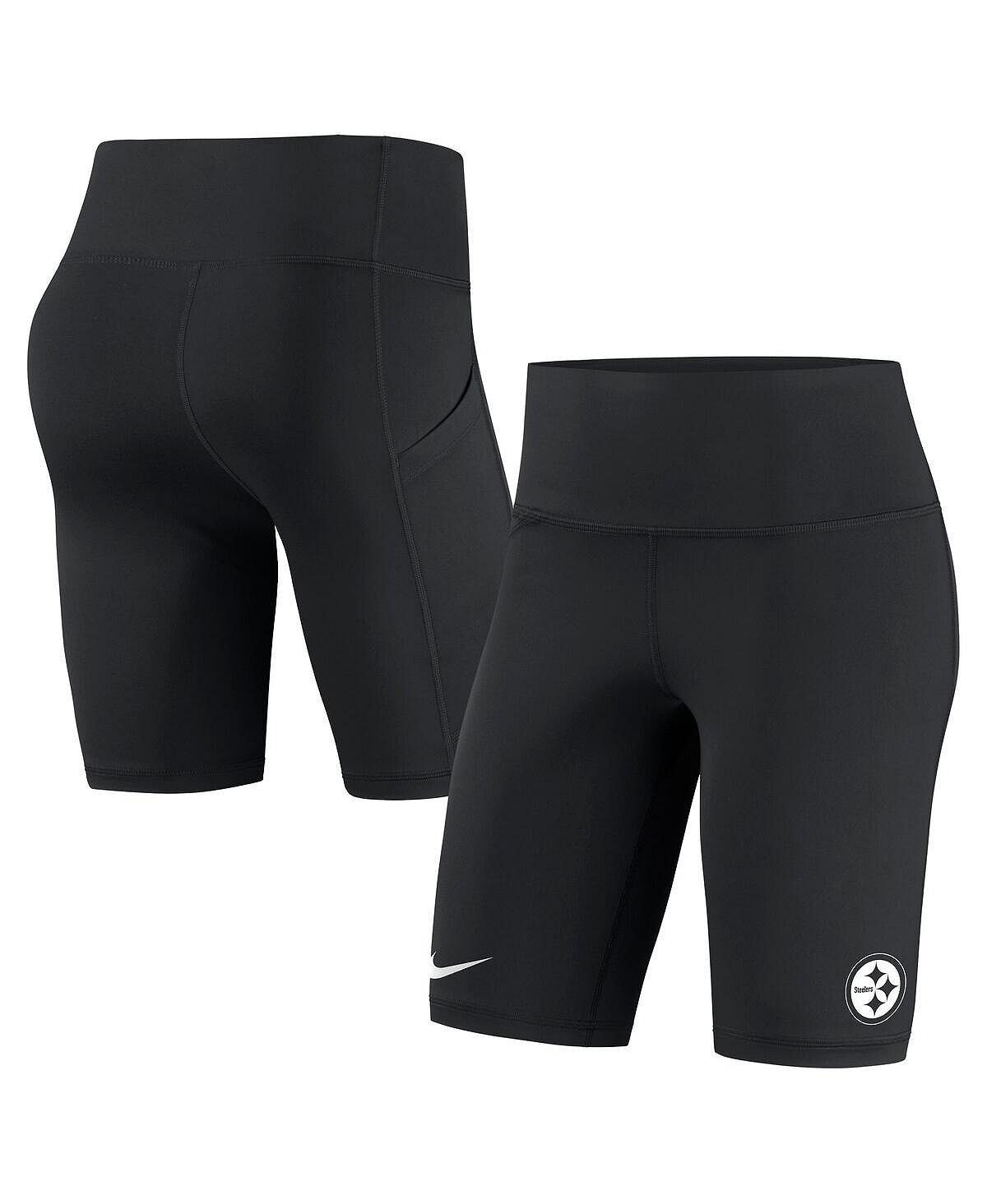 Женские черные байкерские шорты Pittsburgh Steelers Nike, черный
Женские черные байкерские шорты Pittsburgh Steelers Nike, черный