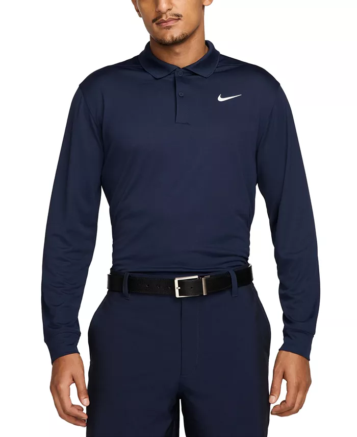 Мужская поло для гольфа Victory Dri-FIT с длинным рукавом Nike, синий
Мужская поло для гольфа Victory Dri-FIT с длинным рукавом Nike, синий