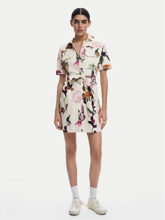 Платье-Рубашка стандартный крой Monicawhite 25SWVW13 Desigual, экрю
Платье-Рубашка стандартный крой Monicawhite 25SWVW13 Desigual, экрю