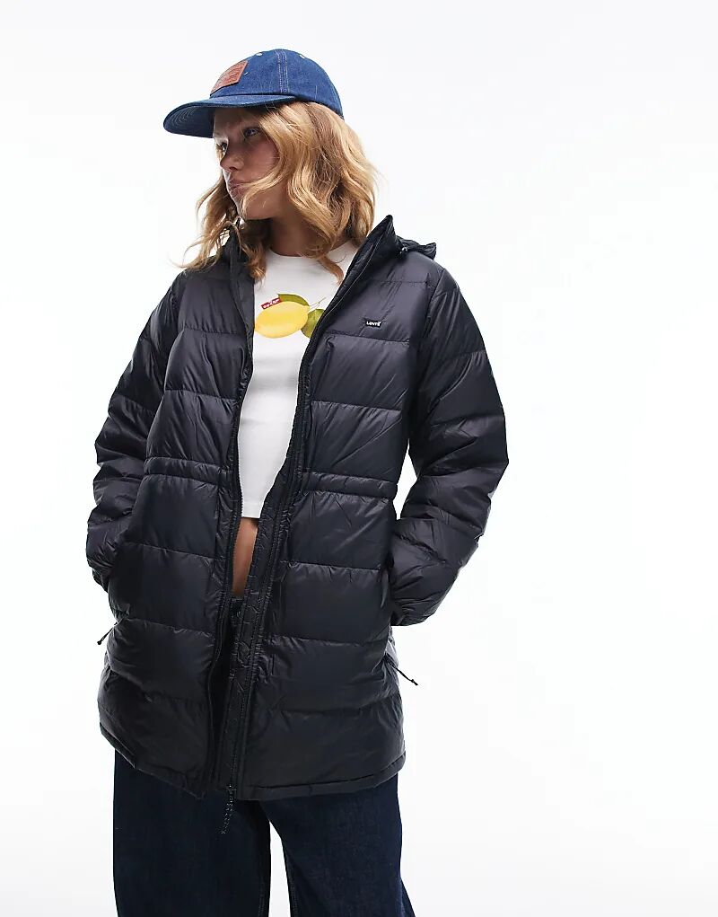 Куртка-пуховик Levi's Polly миди черного цвета
Куртка-пуховик Levi's Polly миди черного цвета