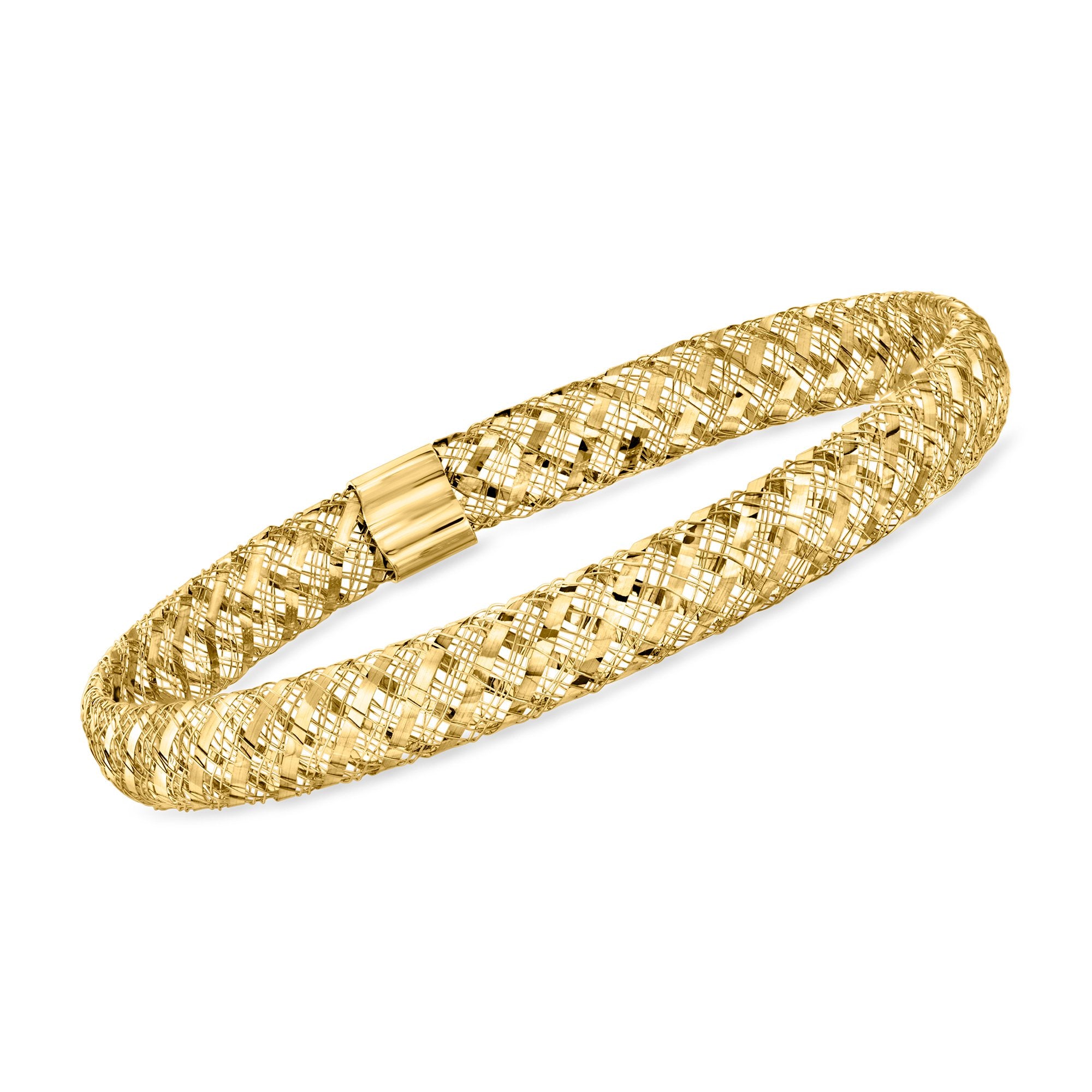 Браслет-сетка Canaria Italian из желтого золота 10 карат с эластичной сеткой Canaria Fine Jewelry, 8 In
Браслет-сетка Canaria Italian из желтого золота 10 карат с эластичной сеткой Canaria Fine Jewelry, 8 In