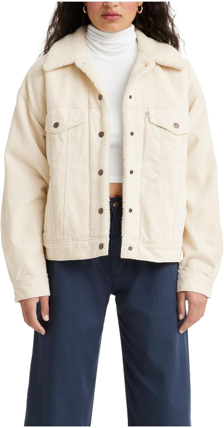 Levi's Женская куртка-тракер на шерпе в стиле 90-х, Almond Milk
Levi's Женская куртка-тракер на шерпе в стиле 90-х, Almond Milk