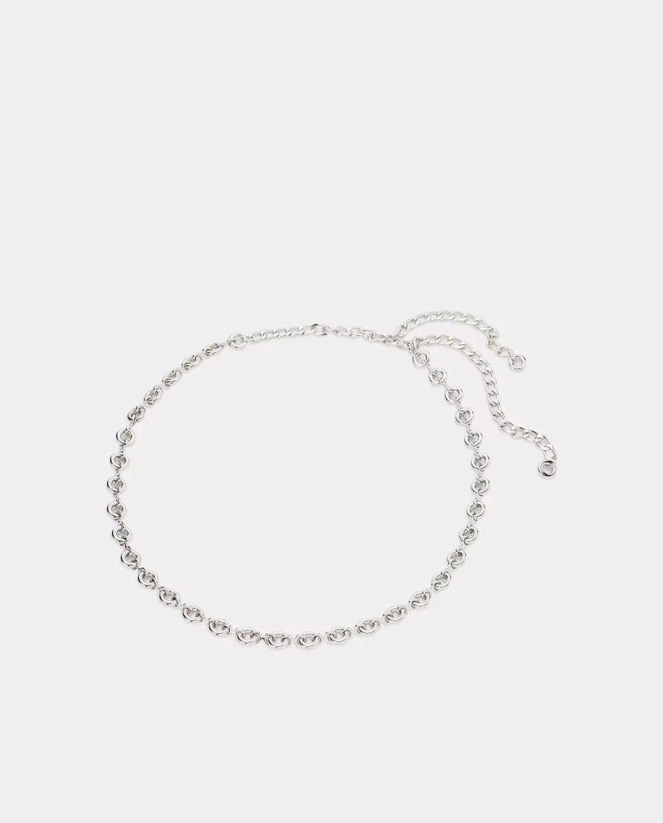 Пояс для вечеринок с металлическими звеньями Latouche, серебряный 
Пояс для вечеринок с металлическими звеньями Latouche, серебряный