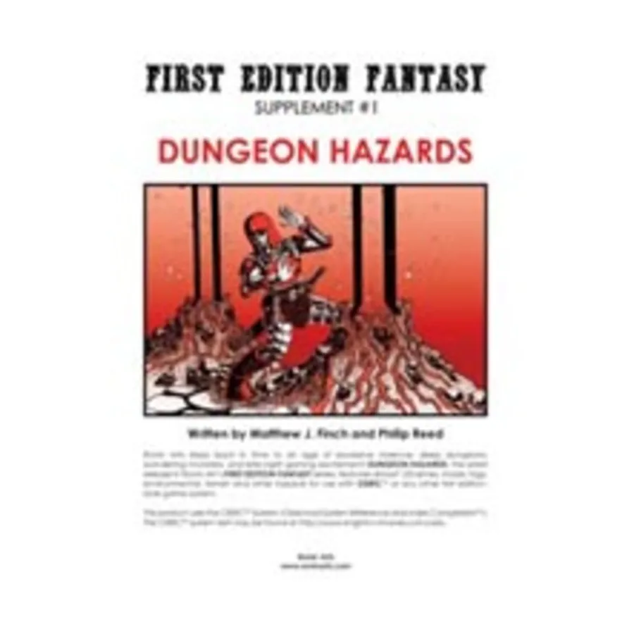 Supplement #1 - Dungeon Hazards, First Edition Fantasy, мягкая обложка 
Supplement #1 - Dungeon Hazards, First Edition Fantasy, мягкая обложка