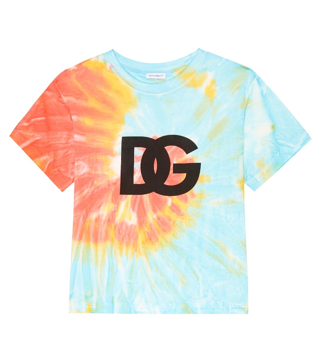 Футболка из хлопкового джерси с принтом тай-дай и логотипом Dolce&Gabbana, разноцветный
Футболка из хлопкового джерси с принтом тай-дай и логотипом Dolce&Gabbana, разноцветный