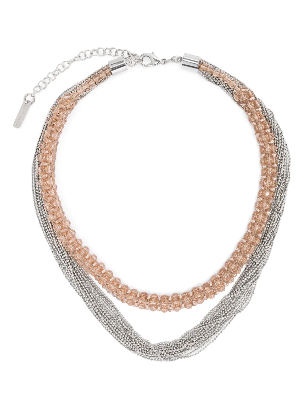 Колье с кристаллами Peserico, серебяный
Колье с кристаллами Peserico, серебяный