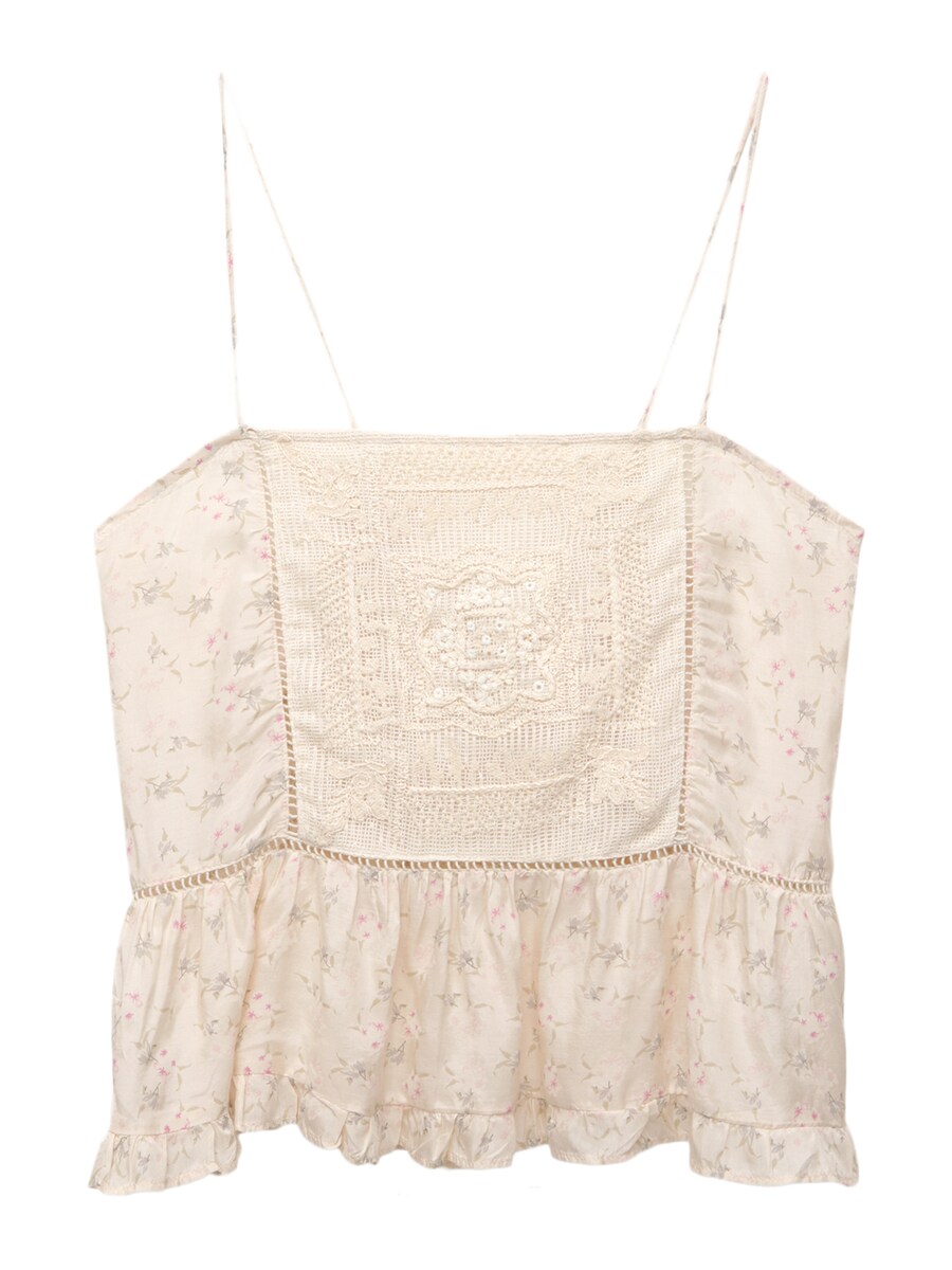 Топ Pull&Bear, экрю
Топ Pull&Bear, экрю