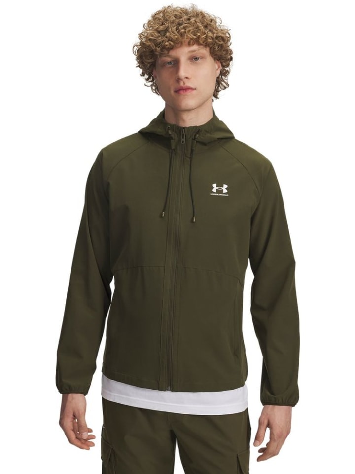 Куртка софтшелл "Vibe Woven Jacket" зеленого цвета Under Armour
Куртка софтшелл "Vibe Woven Jacket" зеленого цвета Under Armour