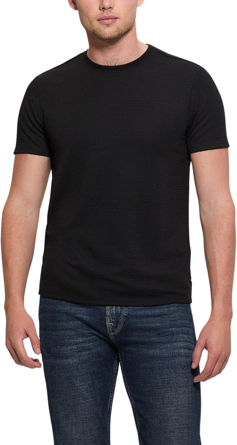 Футболка с коротким рукавом и фактурной полоской GUESS, Jet Black, Черный, Футболка с коротким рукавом и фактурной полоской GUESS, Jet Black
Футболка с коротким рукавом и фактурной полоской GUESS, Jet Black, Черный, Футболка с коротким рукавом и фактурной полоской GUESS, Jet Black