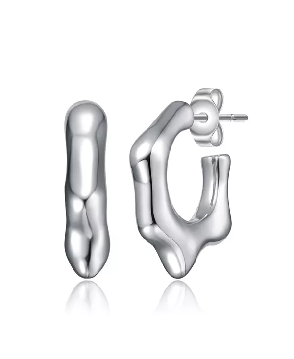 Капельные серьги-кольца с покрытием из белого золота или 14-каратного золота Rachel Glauber, silver
Капельные серьги-кольца с покрытием из белого золота или 14-каратного золота Rachel Glauber, silver