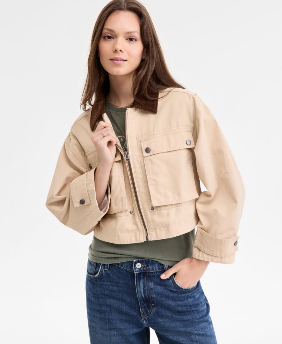 Женская укороченная куртка в стиле милитари Lucky Brand, Khaki
Женская укороченная куртка в стиле милитари Lucky Brand, Khaki