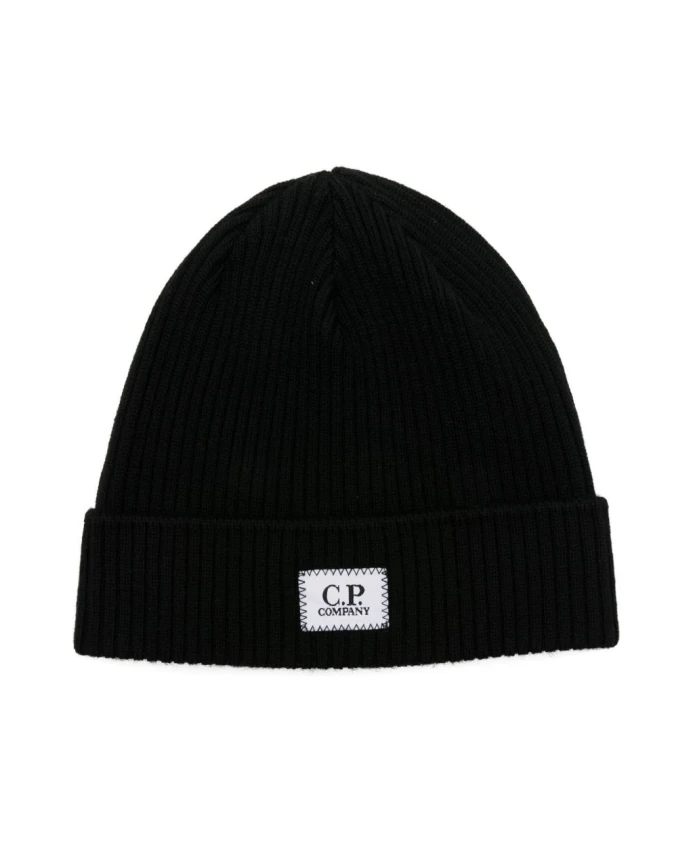 Черная шерстяная шапка с ребристой текстурой C.P. Company, черный
Черная шерстяная шапка с ребристой текстурой C.P. Company, черный