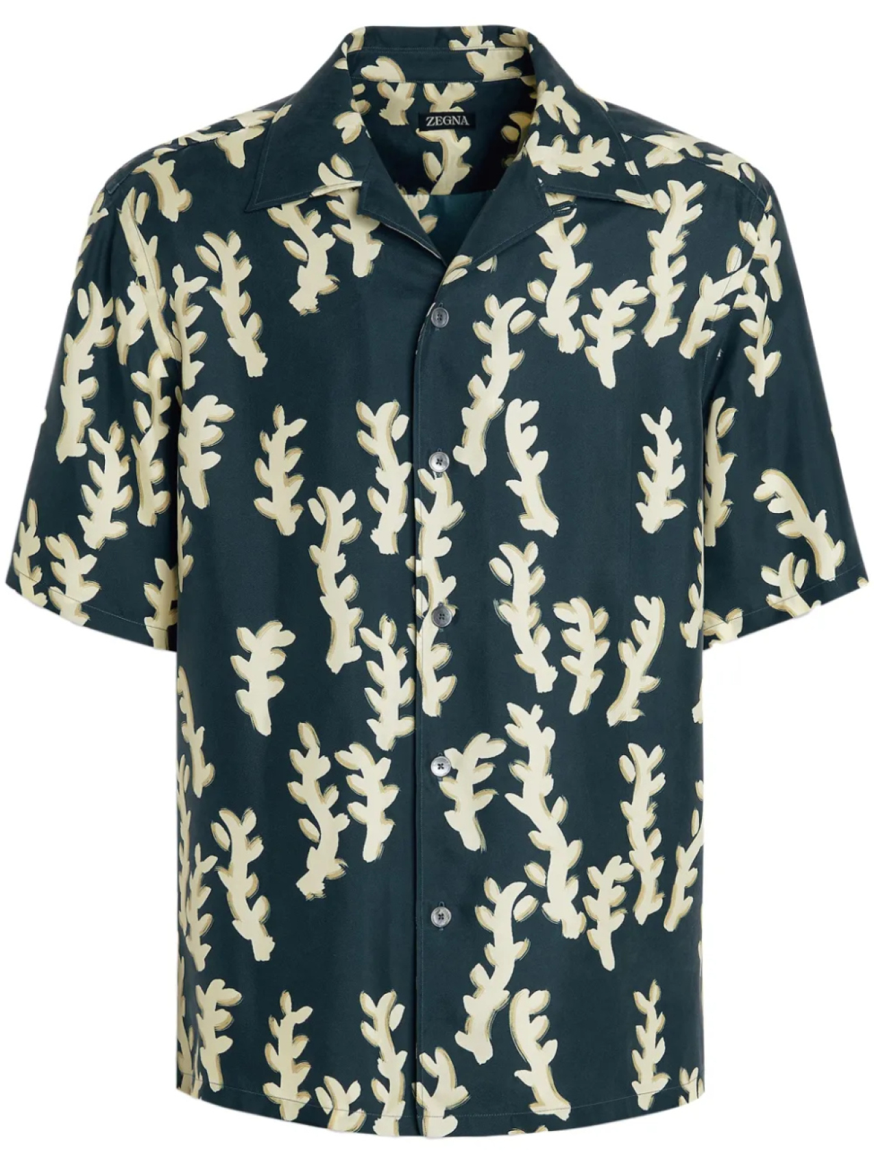 Zegna рубашка с принтом, синий
Zegna рубашка с принтом, синий