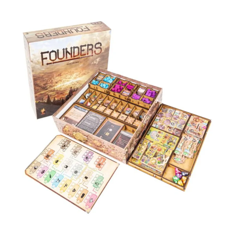 Вставка для основателей Мрачной Гавани, Box Inserts (E-Raptor) 
Вставка для основателей Мрачной Гавани, Box Inserts (E-Raptor)