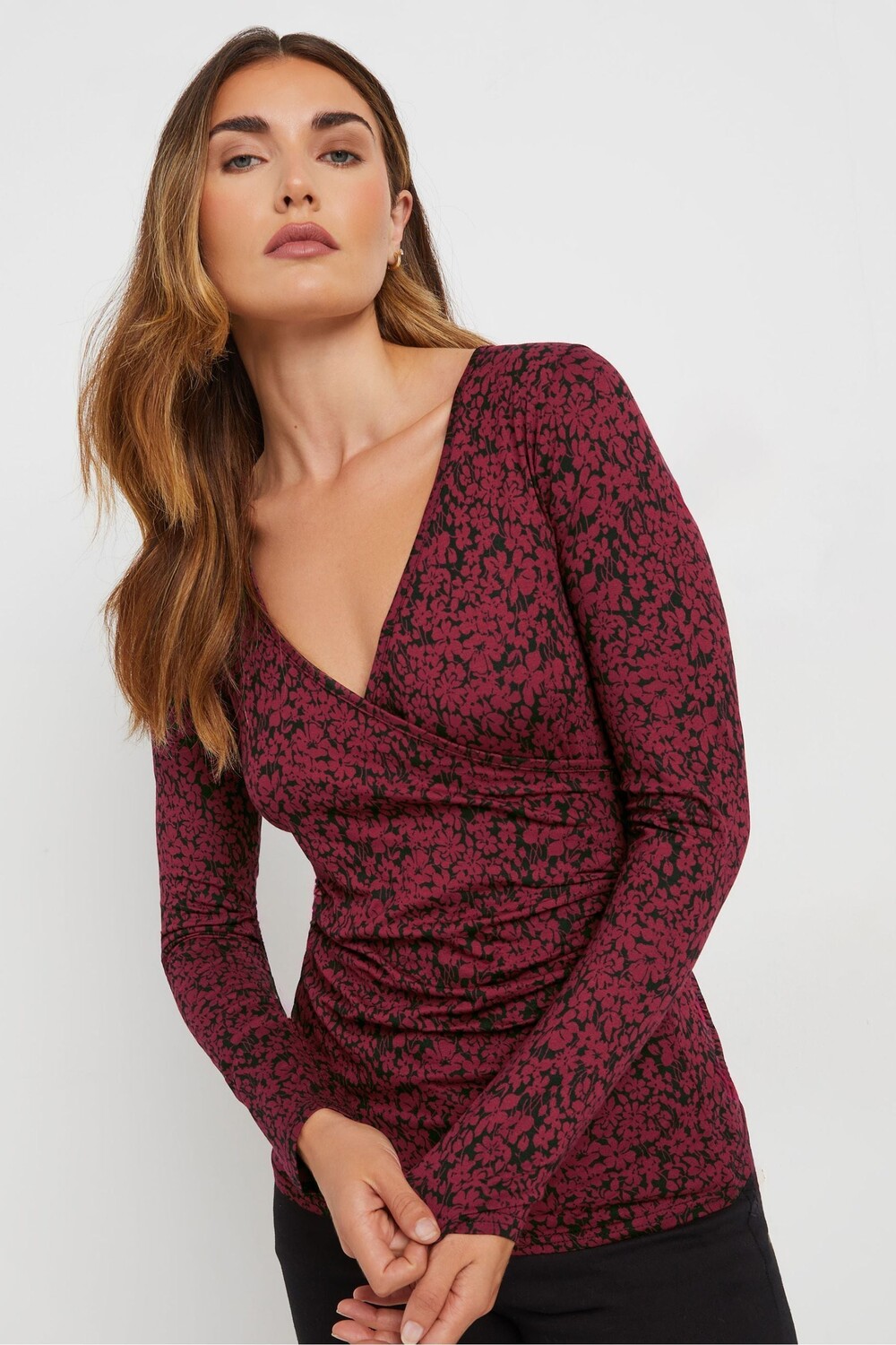 Топ с запахом Ditsy Long Tall Sally, красный
Топ с запахом Ditsy Long Tall Sally, красный