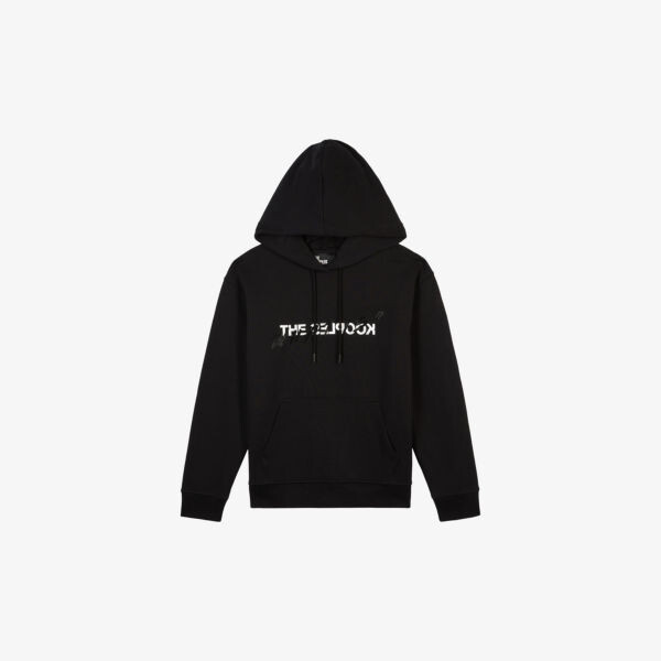 Толстовка из хлопкового джерси с вышитым логотипом и карманами-кенгуру The Kooples, черный
Толстовка из хлопкового джерси с вышитым логотипом и карманами-кенгуру The Kooples, черный