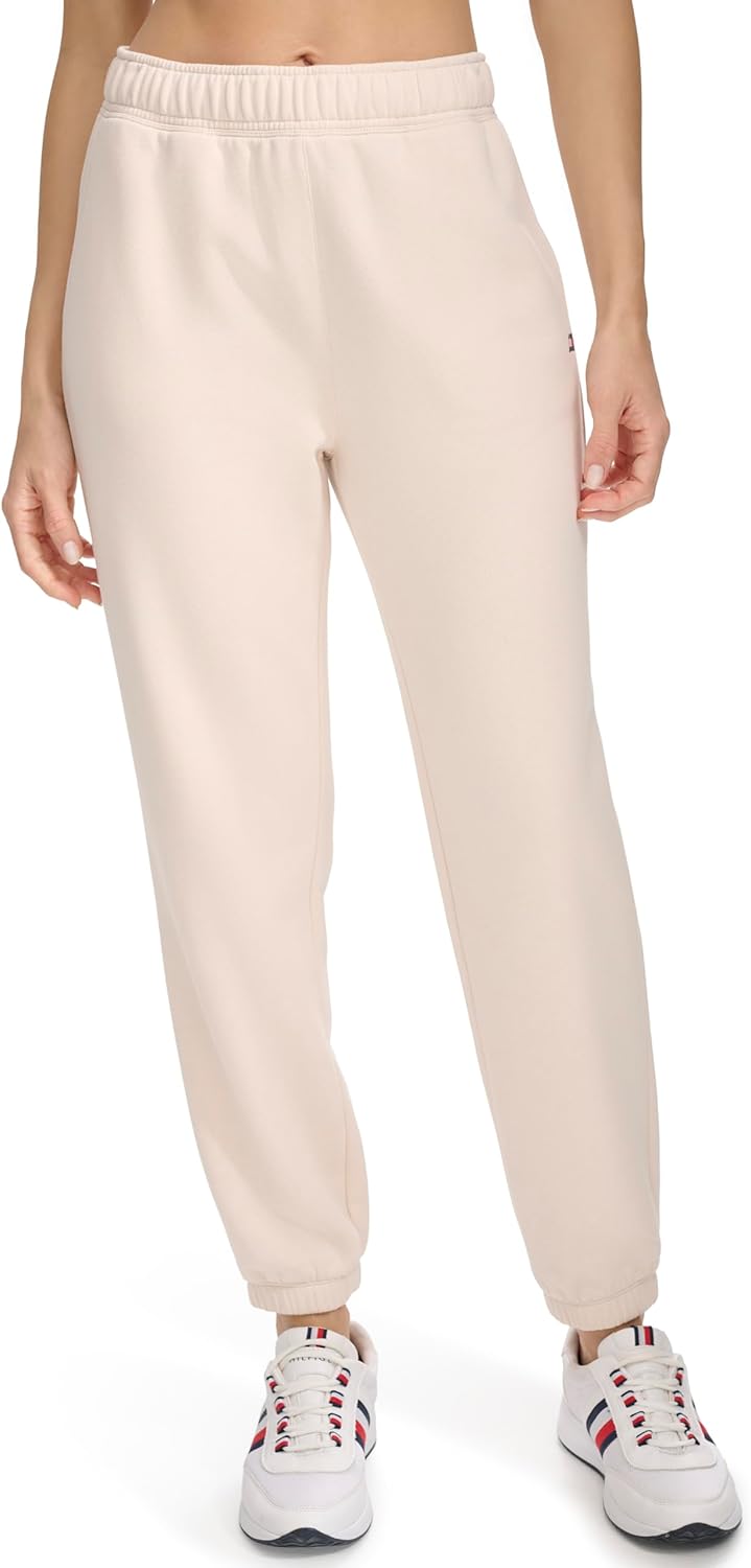 Женские флисовые джоггеры Tommy Hilfiger с вышитым флагом и эластичным поясом, Pebble
Женские флисовые джоггеры Tommy Hilfiger с вышитым флагом и эластичным поясом, Pebble