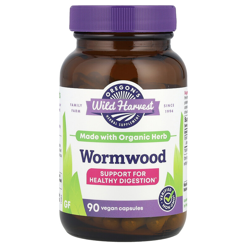 Oregon's Wild Harvest, полынь горькая, 780 мг, 90 веганских капсул (260 мг в 1 капсуле)
Oregon's Wild Harvest, полынь горькая, 780 мг, 90 веганских капсул (260 мг в 1 капсуле)