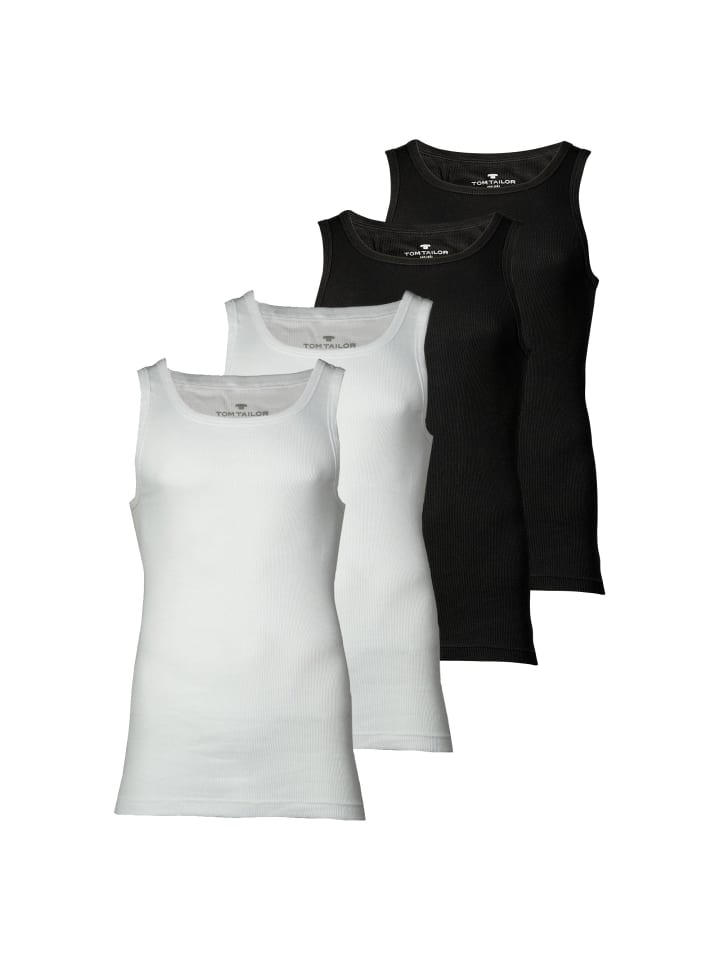 Майка Tom Tailor, белый/черный
Майка Tom Tailor, белый/черный