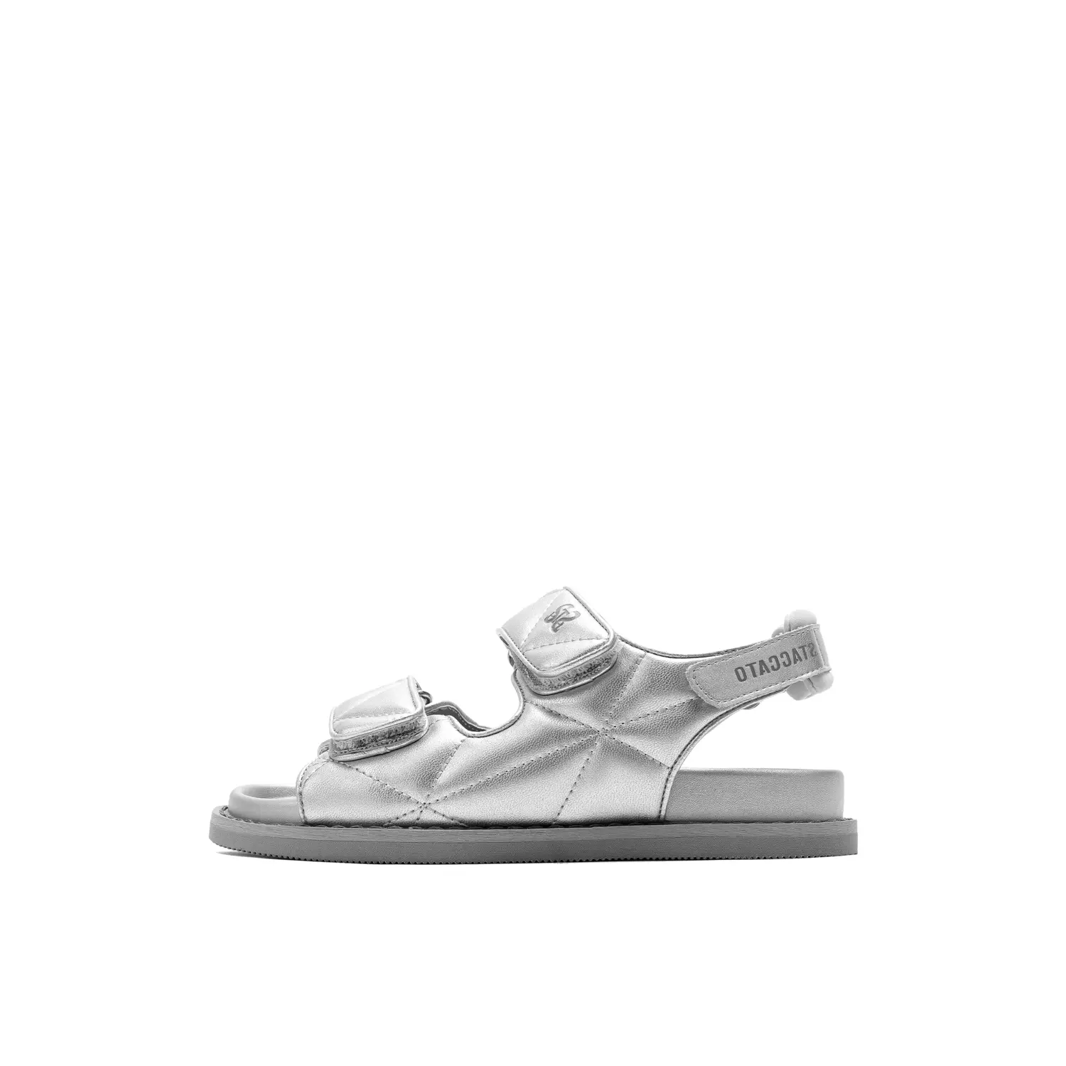 Детские сандалии с нескользящей амортизацией, дышащие, увеличивающие рост Staccato, серебряный
Детские сандалии с нескользящей амортизацией, дышащие, увеличивающие рост Staccato, серебряный
