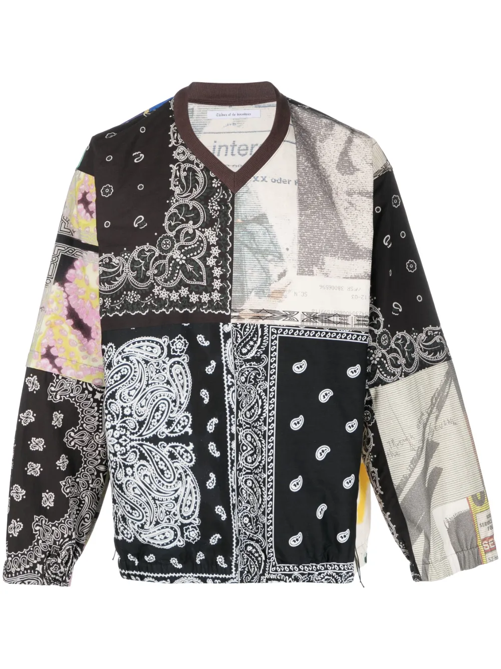 Джемпер в технике пэчворк Children Of The Discordance, нейтральный
Джемпер в технике пэчворк Children Of The Discordance, нейтральный