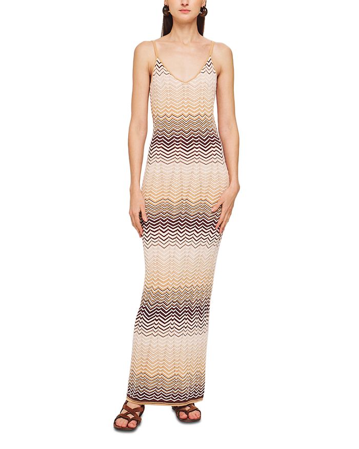 Платье вязаное с волнообразным узором Vuolo Ronny Kobo, мультиколор
Платье вязаное с волнообразным узором Vuolo Ronny Kobo, мультиколор