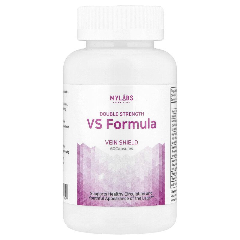 Mylabs, VS Formula, двойная сила, 60 капсул
Mylabs, VS Formula, двойная сила, 60 капсул