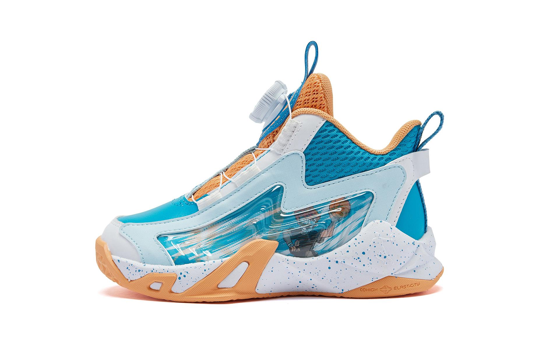 QIAODAN Детские баскетбольные кроссовки с противоскользящей подошвой, среднего размера, оранжево-синего цвета, для детей 3–7 лет
QIAODAN Детские баскетбольные кроссовки с противоскользящей подошвой, среднего размера, оранжево-синего цвета, для детей 3–7 лет