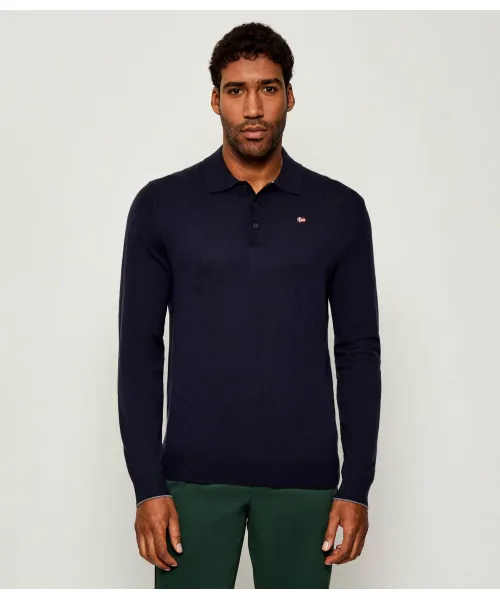 Шерстяной свитер Э-дамаванд Regular fit Napapijri, синий
Шерстяной свитер Э-дамаванд Regular fit Napapijri, синий