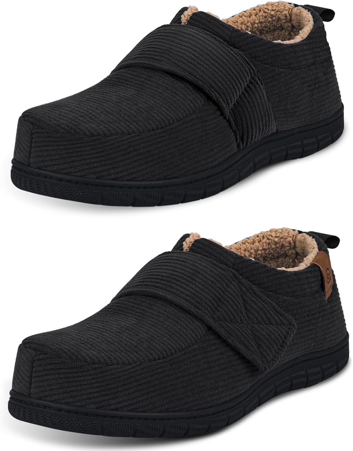 Мужские тапочки Garonne с регулируемой посадкой для дома и улицы, с мемори-пенной стелькой и противоскользящей резиновой подошвой, черный
Мужские тапочки Garonne с регулируемой посадкой для дома и улицы, с мемори-пенной стелькой и противоскользящей резиновой подошвой, черный