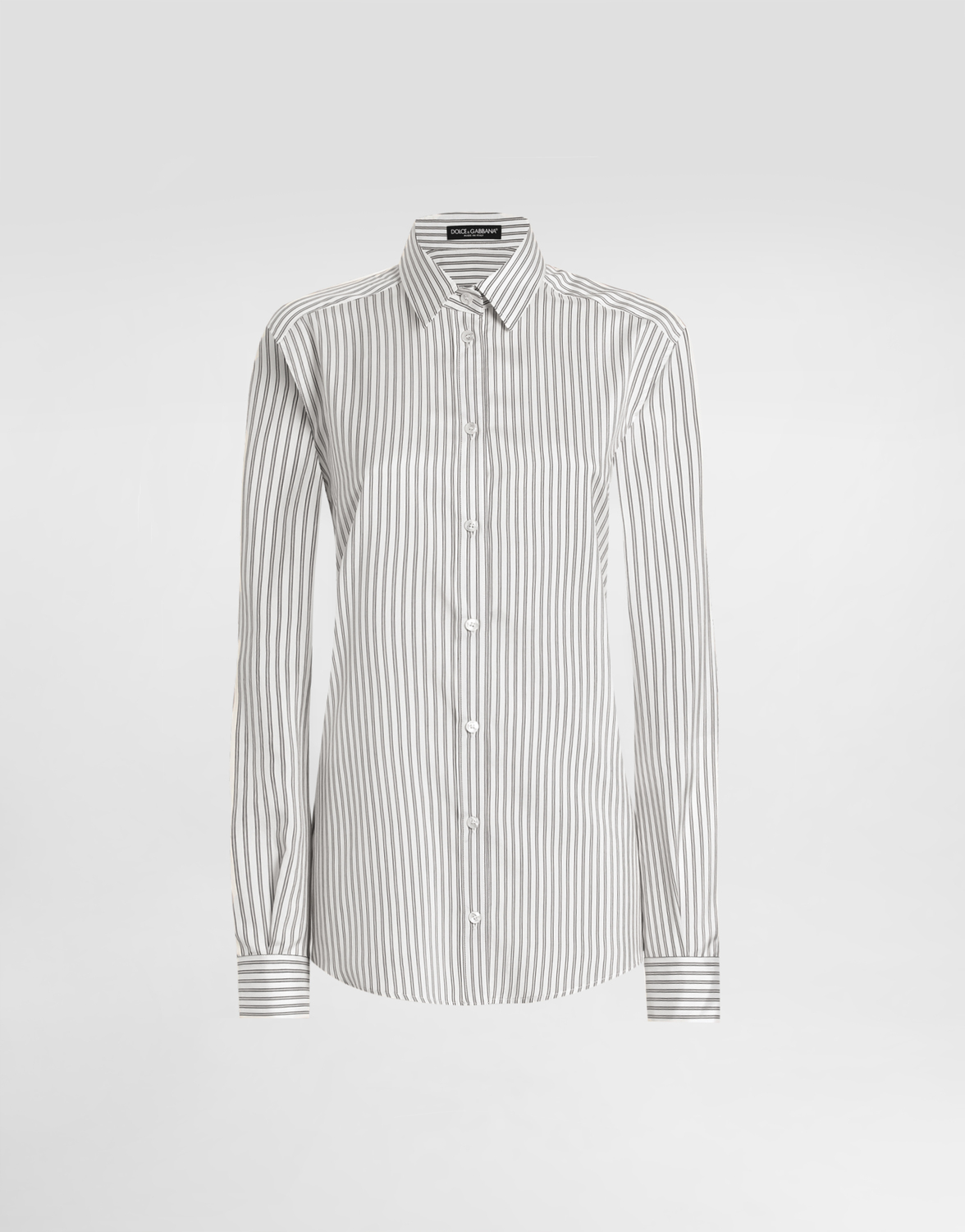 Шелковая рубашка с полосатым принтом Dolce & Gabbana, мультиколор
Шелковая рубашка с полосатым принтом Dolce & Gabbana, мультиколор