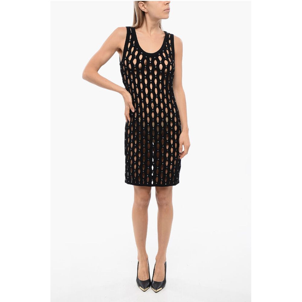 Ажурное платье SALISA с аппликацией из кристаллов John Richmond, черный 
Ажурное платье SALISA с аппликацией из кристаллов John Richmond, черный