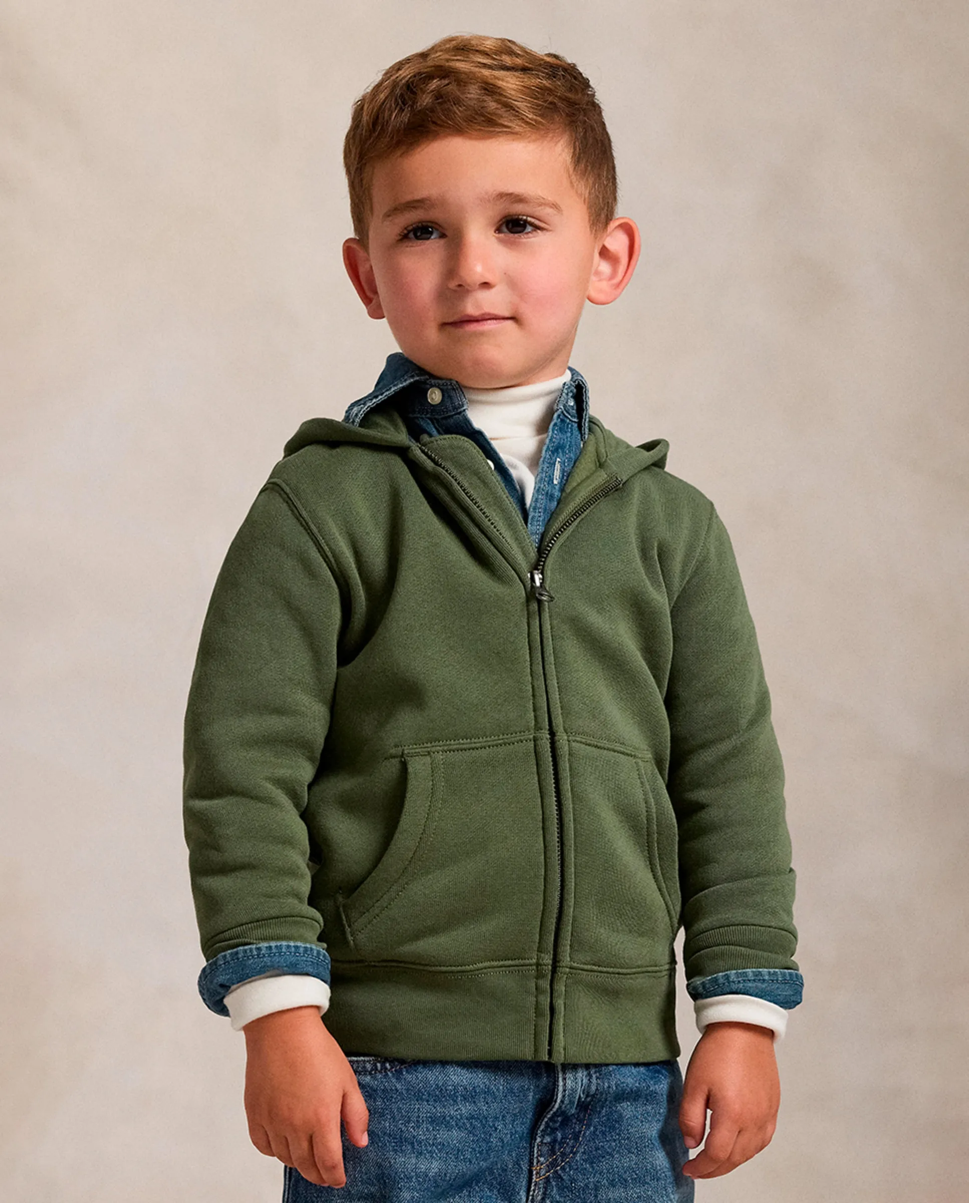 Унисекс-толстовка с капюшоном и молнией Polo Ralph Lauren, темно-зеленый
Унисекс-толстовка с капюшоном и молнией Polo Ralph Lauren, темно-зеленый