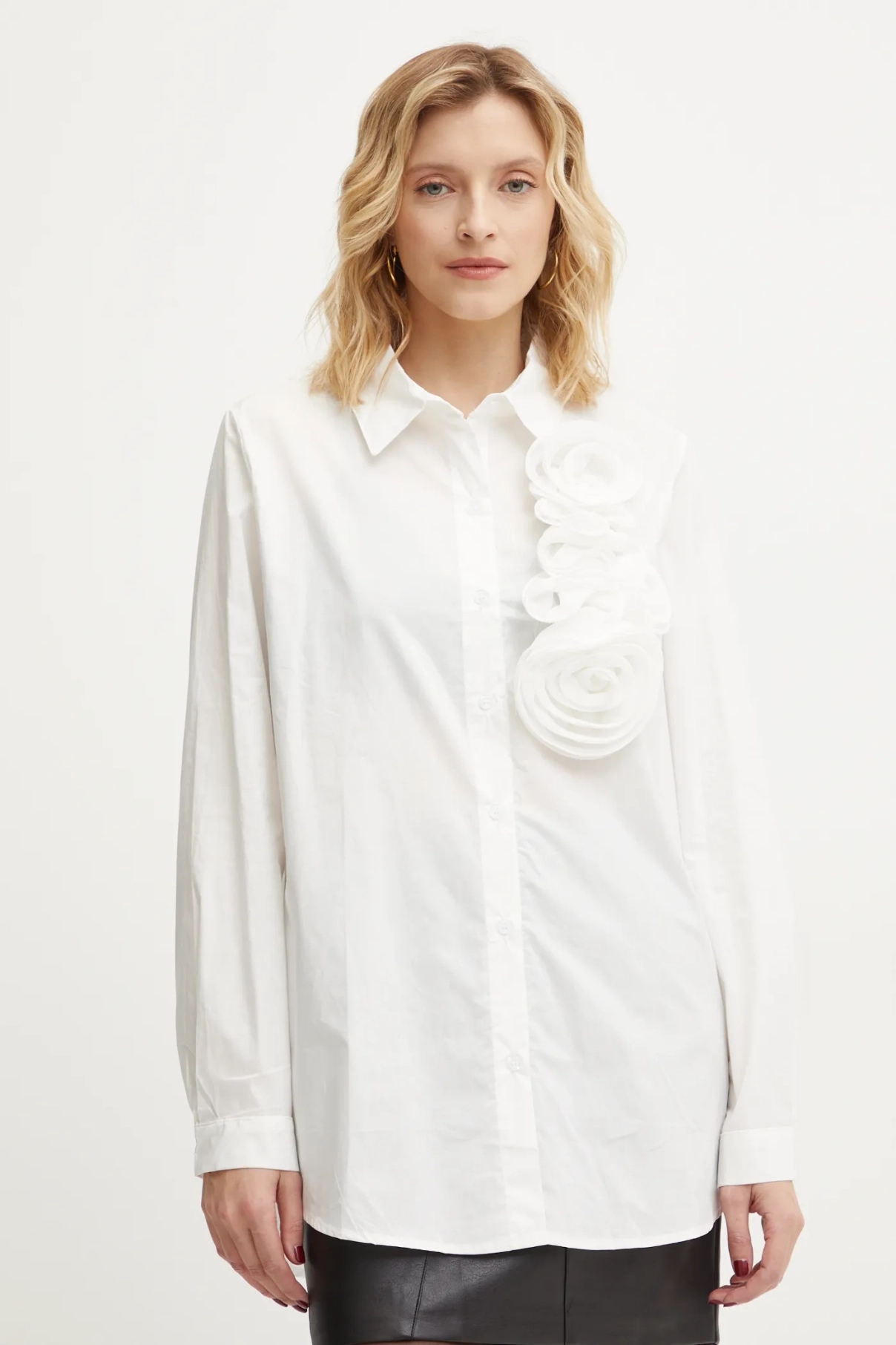 Хлопковая рубашка Answear Lab, белый
Хлопковая рубашка Answear Lab, белый