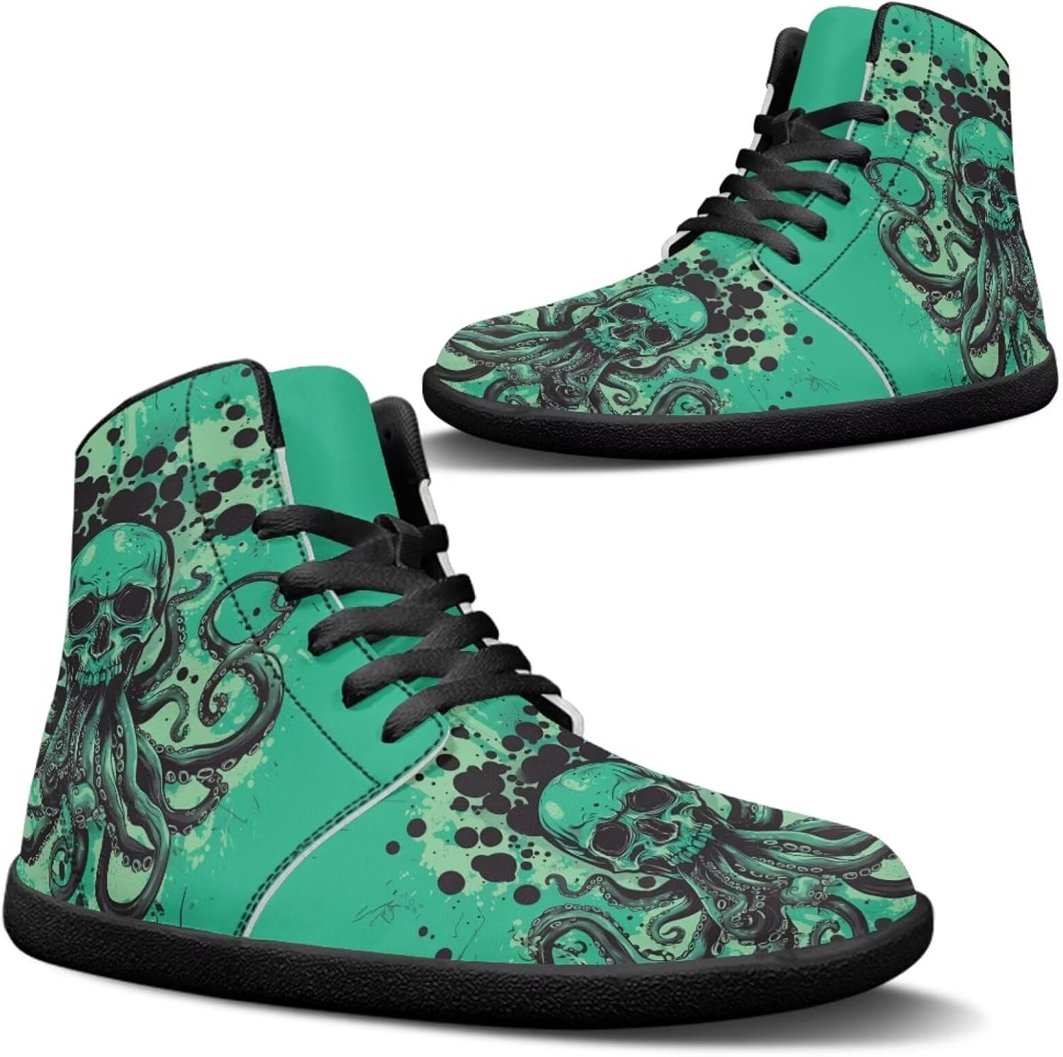 Кроссовки Jeiento Skull High Top для мужчин с эффектом босоного бега, дышащие, зеленый
Кроссовки Jeiento Skull High Top для мужчин с эффектом босоного бега, дышащие, зеленый