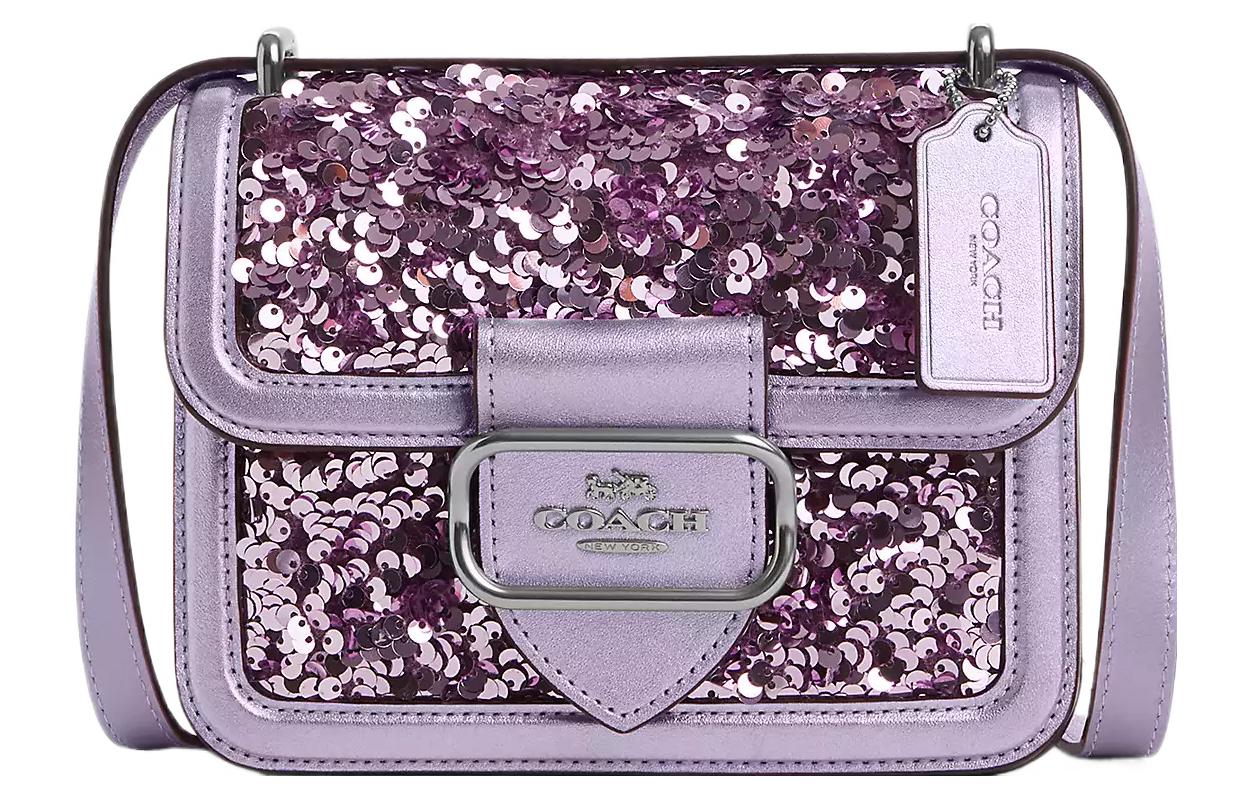 Кошелек Morgan Smooth Leather Bonded Calfskin малый квадратный через плечо маленький размер женский светло-фиолетовый COACH
Кошелек Morgan Smooth Leather Bonded Calfskin малый квадратный через плечо маленький размер женский светло-фиолетовый COACH