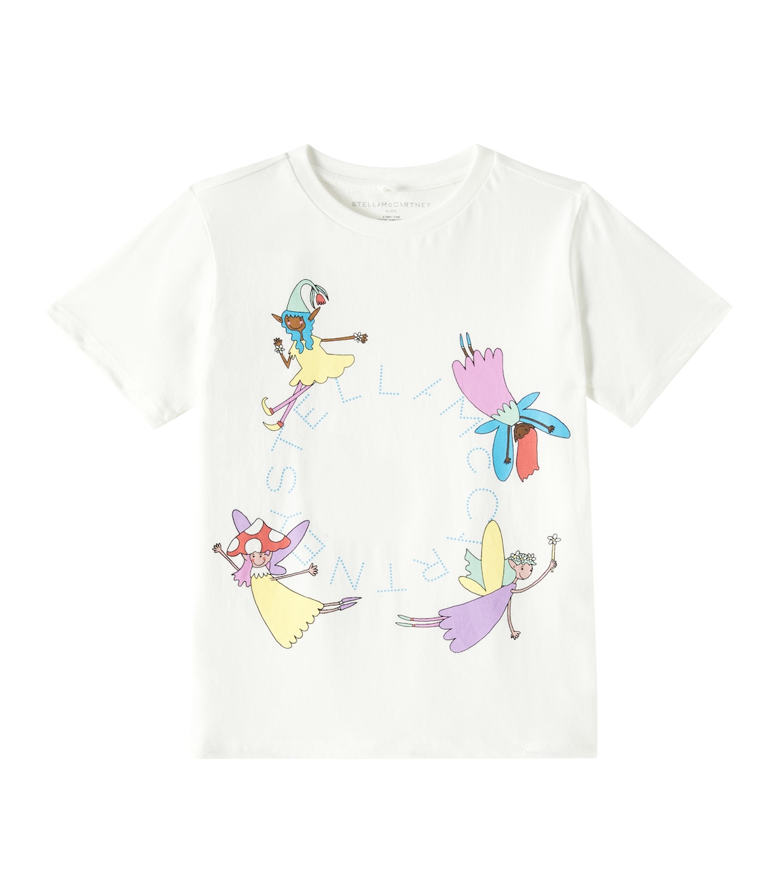 Футболка из хлопка с принтом Stella McCartney Kids, слоновая кость
Футболка из хлопка с принтом Stella McCartney Kids, слоновая кость