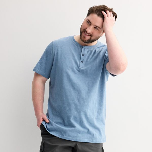 Большая и высокая футболка с коротким рукавом типа хенли Sonoma Goods For Life, синий
Большая и высокая футболка с коротким рукавом типа хенли Sonoma Goods For Life, синий