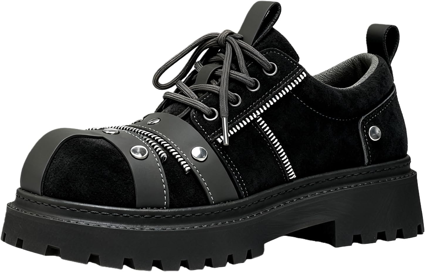 Мужские замшевые оксфорды с круглым носком на платформе, модные и удобные, с шнуровкой, подошвой с протектором, противоскользящие, повседневные дерби для прогулок, офиса и свадеб Nxnbhsl, черный
Мужские замшевые оксфорды с круглым носком на платформе, модные и удобные, с шнуровкой, подошвой с протектором, противоскользящие, повседневные дерби для прогулок, офиса и свадеб Nxnbhsl, черный