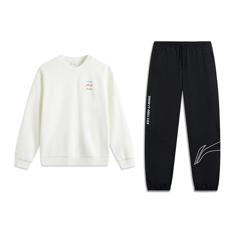 LINING Повседневная спортивная одежда Unisex Milky White+Black
LINING Повседневная спортивная одежда Unisex Milky White+Black
